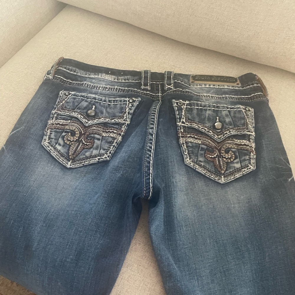 Cropped Rock Revival Jeans